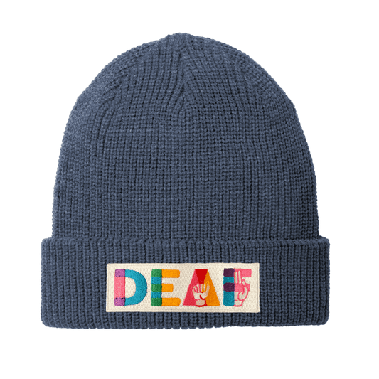 DeafAF Chunky Knit Beanie - DeafAF