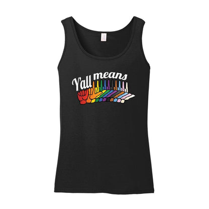 Y'all means All - Ladies' Softstyle Tank Top - DeafAF