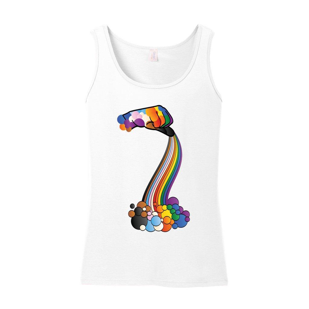 2023 ASL Pride - Ladies' Softstyle Tank Top - DeafAF