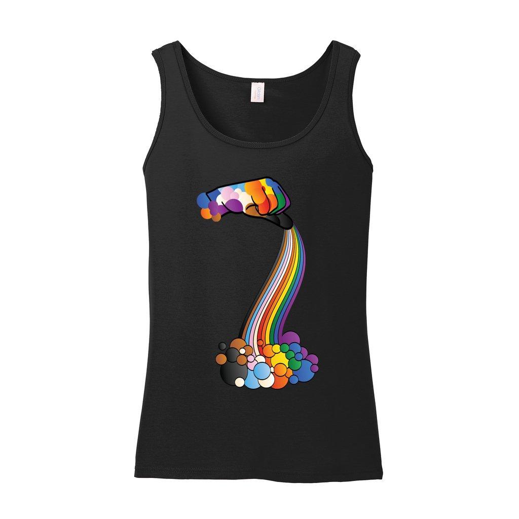 2023 ASL Pride - Ladies' Softstyle Tank Top - DeafAF