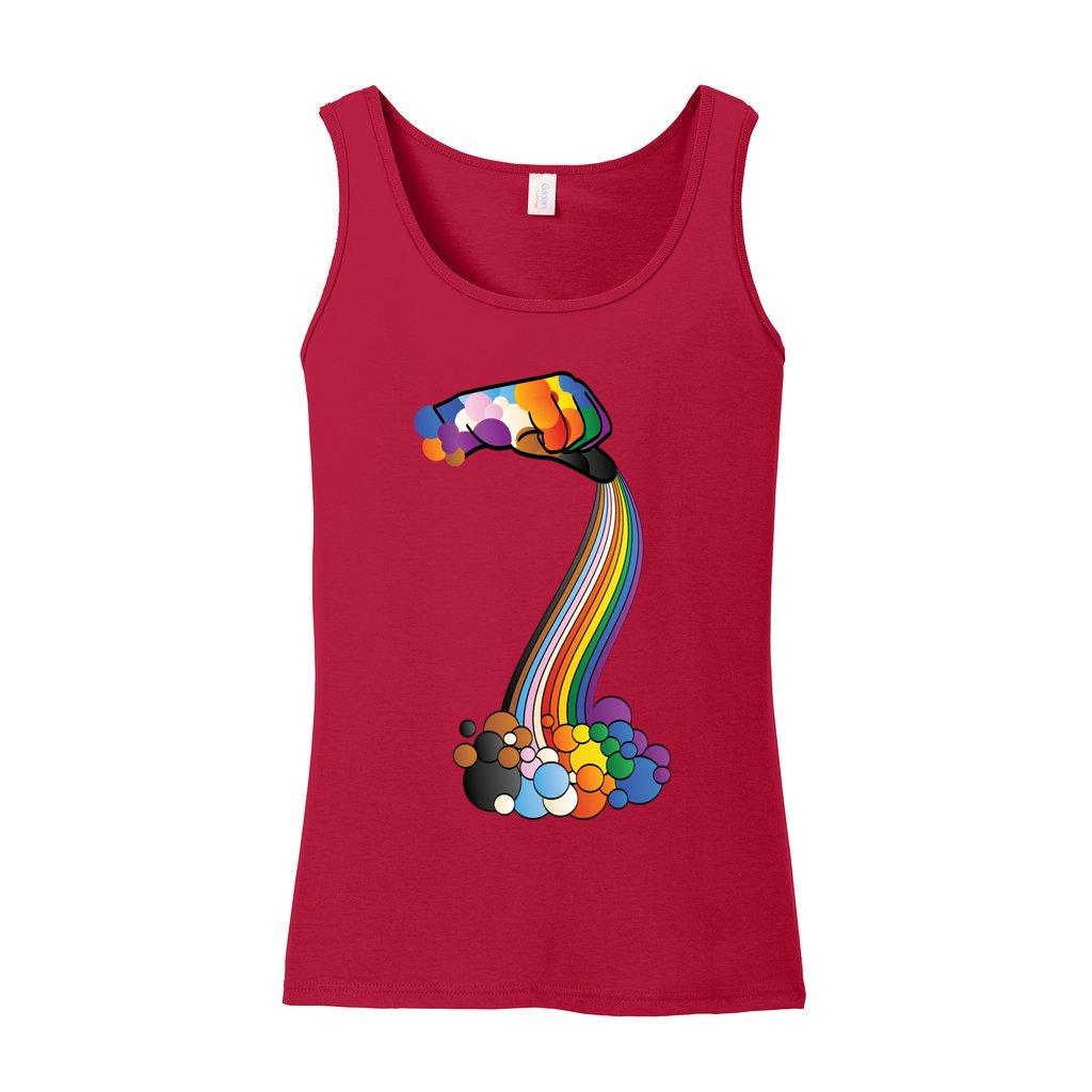 2023 ASL Pride - Ladies' Softstyle Tank Top - DeafAF