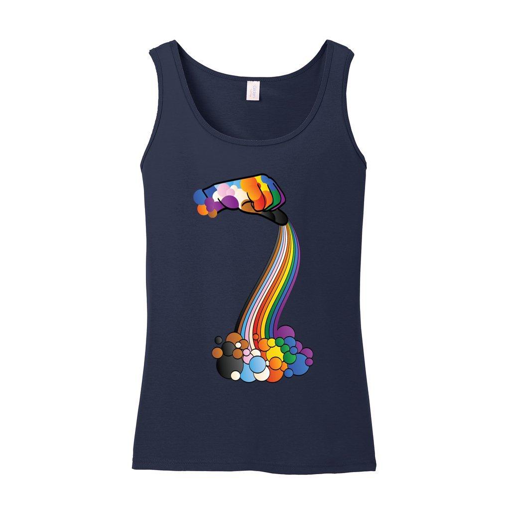 2023 ASL Pride - Ladies' Softstyle Tank Top - DeafAF