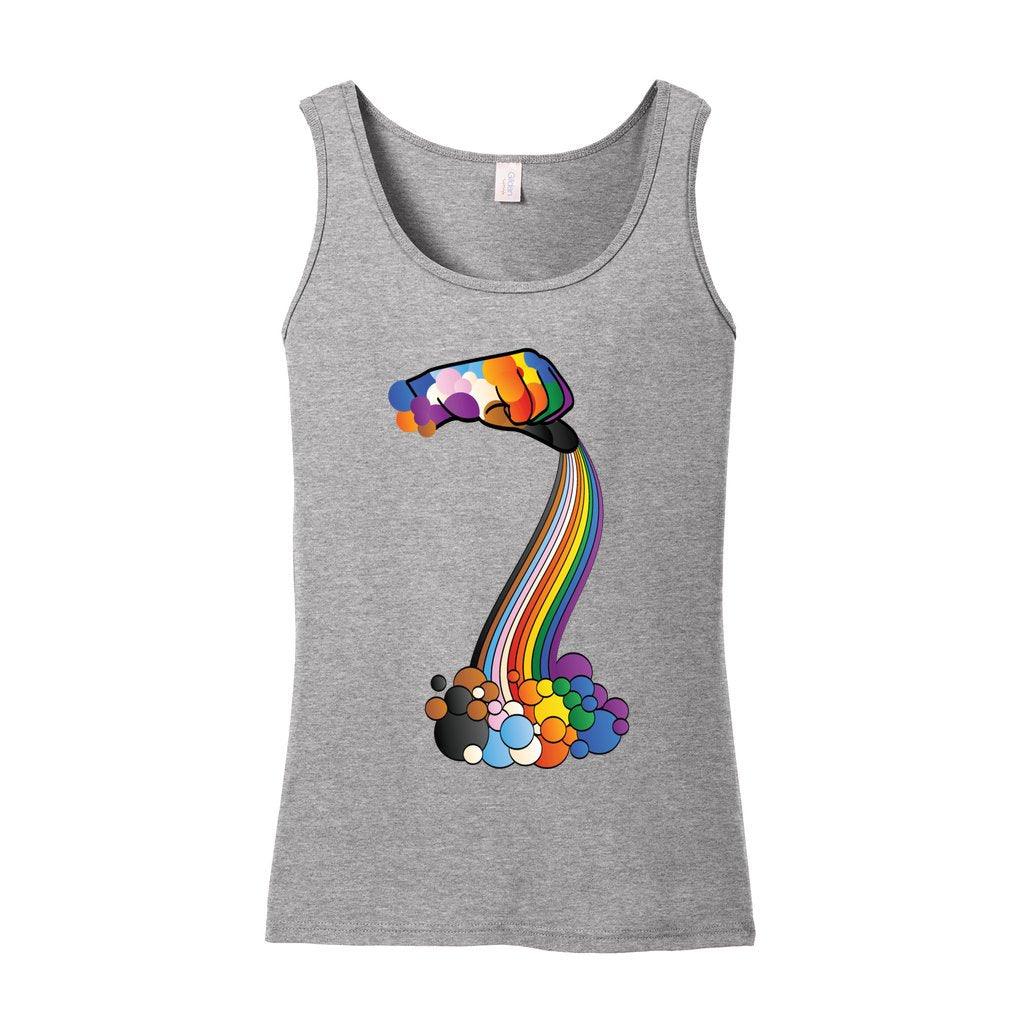 2023 ASL Pride - Ladies' Softstyle Tank Top - DeafAF