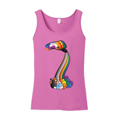 2023 ASL Pride - Ladies' Softstyle Tank Top - DeafAF