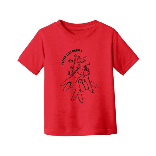 I love you deeply - Kid’s Tees - DeafAF