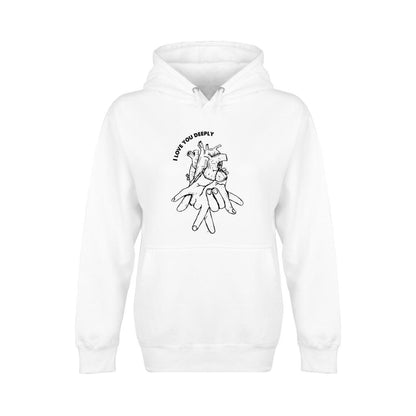 I love you deeply - Hoodie - DeafAF