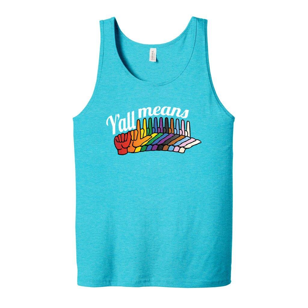 Y'all means All - Unisex Tank Top - DeafAF